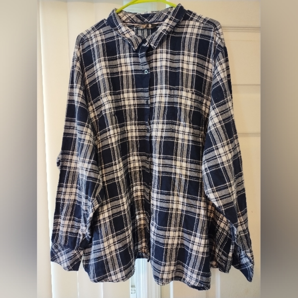 Riders by Lee Long Sleeve Button Down  Women's size 4X